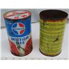 Image 2 : 2 imperial quart Tins - 1= Shaler Rislone, 1= Royalite Motor oil