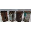 Image 2 : 2x 1 quart Tins, 2x 1 quart Tin shells (Esso, Prestone, White Rose)