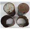 Image 3 : 2x 1 quart Tins, 2x 1 quart Tin shells (Esso, Prestone, White Rose)
