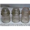 Image 7 : 5 Glass Insulators (Dominion - 9)