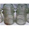 Image 2 : 6 Light aqua green Glass Insulators (Dominion - 9)