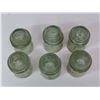 Image 6 : 6 Light aqua green Glass Insulators (Dominion - 9)