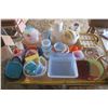 large lot of assorted plastic kitchenwares