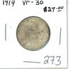 Image 1 : 1919 Silver 25 Cents. George V. VF-30.