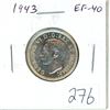 Image 1 : 1943 Silver 25 Cents. World War II issue. EF-40. Nice.
