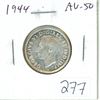 Image 1 : 1944 Silver 25 Cents. World War II issue. AU-50. Nice.