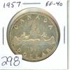 Image 1 : 1957 Silver Dollar. EF-40. Nice.