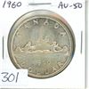 Image 1 : 1960 Silver Dollar. AU-50. Nice.