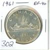 Image 1 : 1961 Silver Dollar. EF-40. Nice.