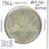 Image 1 : 1962 Silver Dollar. EF-40 or better. Nice.