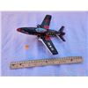 Image 1 : Thunder Chief Navy tin toy plane made by sahitoy Japan