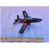 Image 6 : Thunder Chief Navy tin toy plane made by sahitoy Japan
