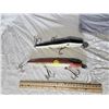 Image 3 : 2 large vintage wooden handmade fishing lures