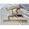Image 3 : 2 large vintage wooden handmade fishing lures