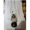 Image 1 : Black and White Beehive pattern coal oil lamp