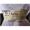 Image 1 : Original Bowes Battery Cable Corrodeless Battery Hanger Sign(approx. 20 by 8.5)