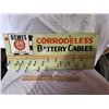 Image 2 : Original Bowes Battery Cable Corrodeless Battery Hanger Sign(approx. 20 by 8.5)