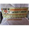 Image 5 : Original Bowes Battery Cable Corrodeless Battery Hanger Sign(approx. 20 by 8.5)