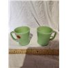 Image 1 : 2 Jadeite Fire king mugs