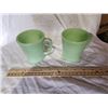 Image 3 : 2 Jadeite Fire king mugs