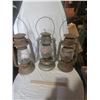 Image 1 : 3 vintage barn lanterns(2 beacon, 1dietz)