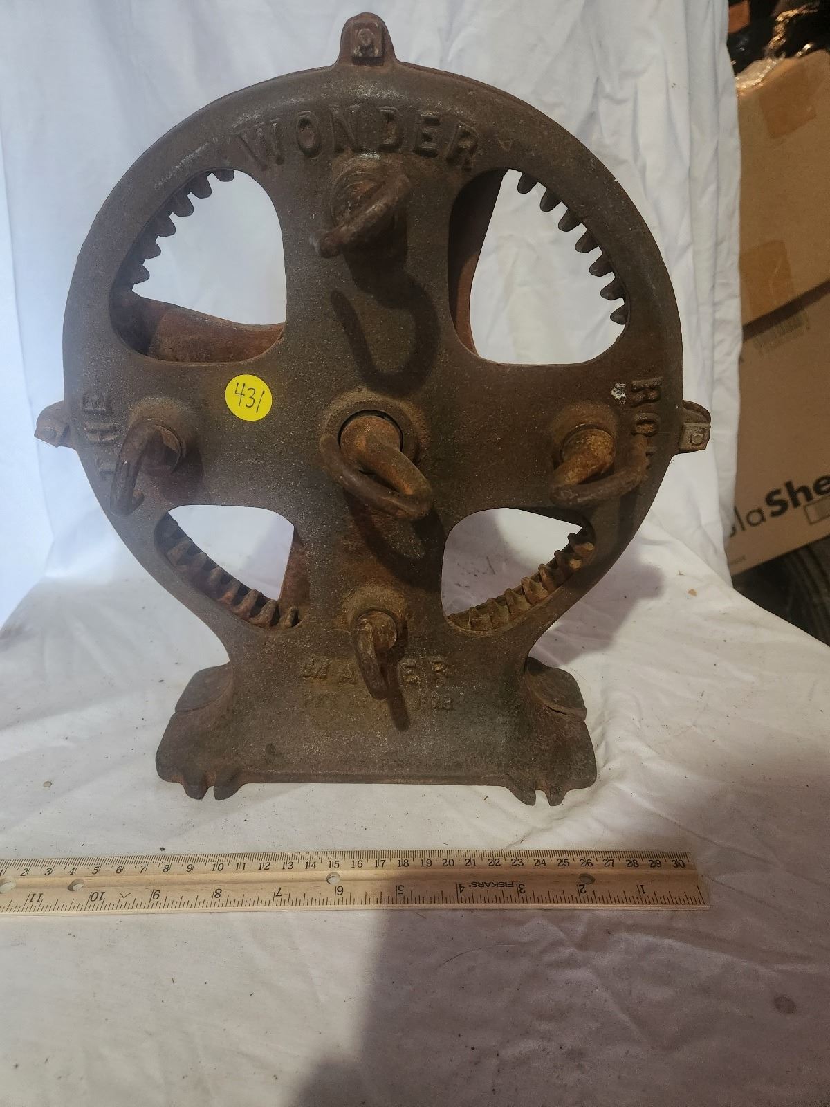 Wonder Rope Machine Wonder 5 hook rope maker complete (great rare item) - Schmalz Auctions