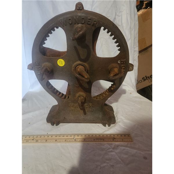 Wonder 5 hook rope maker complete (great rare item) - Schmalz Auctions