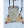 Image 7 : 5 gallon Medalta butter churn hooked to antique mechanical drive(very different item)