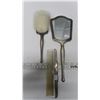 Image 1 : Brush Comb Mirror .925 Stirling