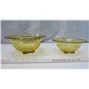 Image 1 : 2 Depression Glass Bowls - Amber