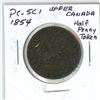 Image 2 : 1854 PC-5C1 Upper Canada Half-Penny Token