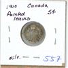 Image 1 : 1910 PL Canada Silver 5¢