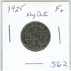 Image 1 : 1925 Canada Silver 5¢ KEY DATE