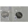 Image 11 : 1968 (x5) & 1969 (x5) UNC  Canada Nickel Dollars in Mint-Sealed Pilo-film