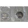 Image 4 : 1968 (x5) & 1969 (x5) UNC  Canada Nickel Dollars in Mint-Sealed Pilo-film