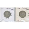 Image 2 : 1918 & 1919 Canada Silver 25¢