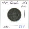 Image 1 : 1929 Canada Silver 25¢