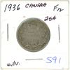 Image 1 : 1936 Canada Silver 25¢