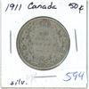 Image 1 : 1911 Canada Silver 50¢