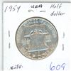Image 1 : 1954 USA Silver Half Dollar