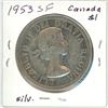 Image 2 : 1953 SF Canada Silver $1
