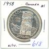 Image 1 : 1958 Canada Silver $1