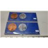 Image 1 : Two Sets Travel Alberta Bronze (x2) & Nickel (x2) Medallions