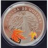 Image 1 : 2013 Canada Proof Fine Silver $20, Maple Canopy (Autumn), COA