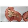 Image 3 : 2  1950'S Chalkware Ballerina---(Rockalite Canada) 6" X 7 1/2"