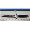 Image 4 : Kershaw Trooper Dagger W/ presentation case--Blade 5 1/8"  RARE