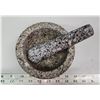 Image 2 : Pharmacy stone Mortar & Pestle