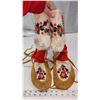 Image 4 : Vintage Indigenous Hand Beaded Moccasins---Approx. size 8