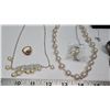 Image 2 : Costume Jewelery---Misc. lot--Rings, Necklaces, Bangles, Earrings