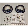 Image 1 : 2 X Real Blue Willow cup & saucer--& Cardinal Minature Tea set/7 pieces